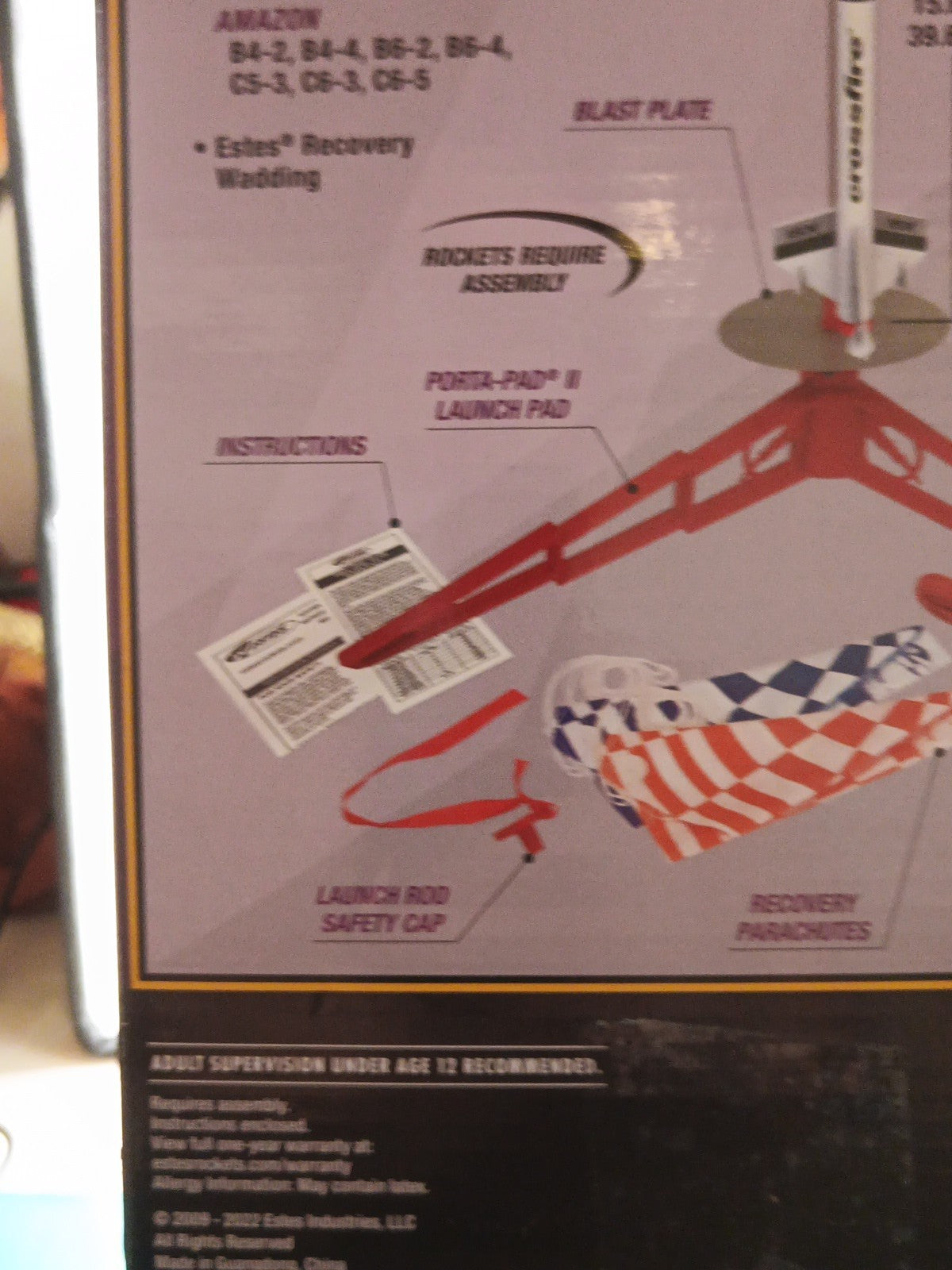ESTES TANDEM-X FLYING MODEL ROCKET KIT #146910