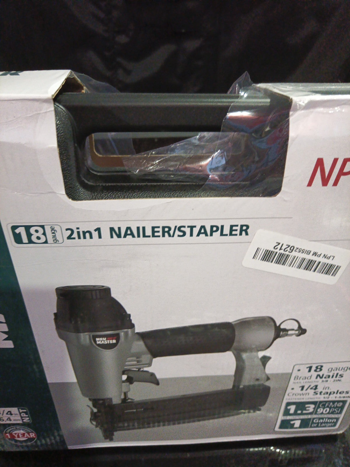 Neumaster NPT5040 Pneumatic Air 2 in 1 Nailer/Stapler 18ga New Ready to Ship!!!3