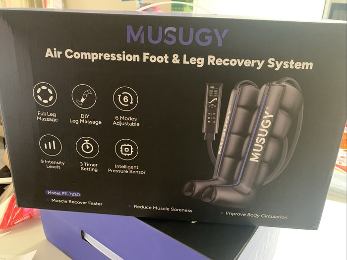 Brand New Musugy Air Compression Foot And Leg Recovery System FE-720480