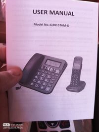 Desk Telephone And Wireless Extension Bundle D2015 TAM9