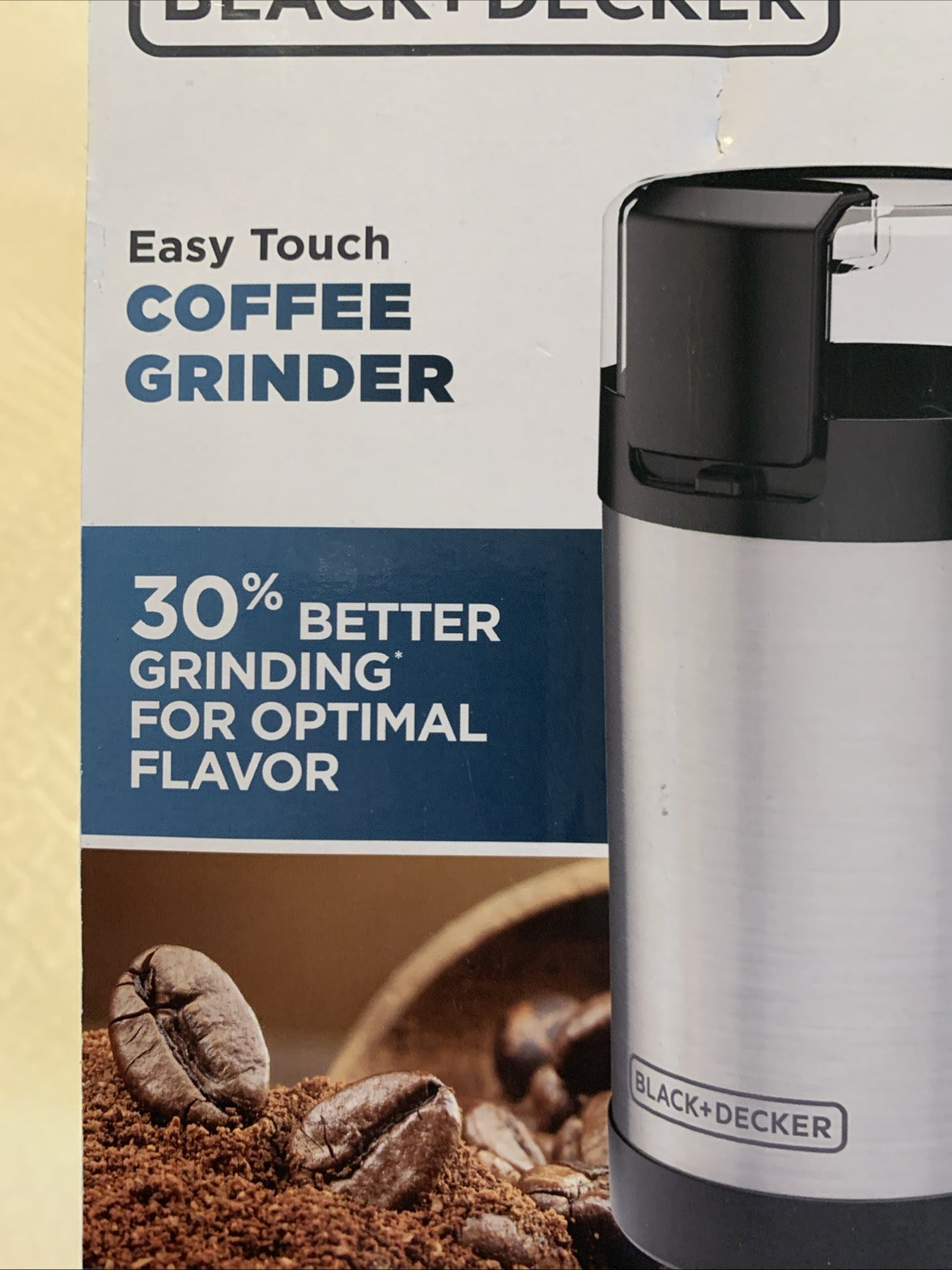 BLACK+DECKER CBG110S Blade Coffee Grinder Stainless Steel Silver/Black1