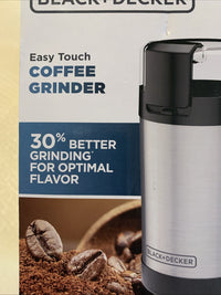 BLACK+DECKER CBG110S Blade Coffee Grinder Stainless Steel Silver/Black1