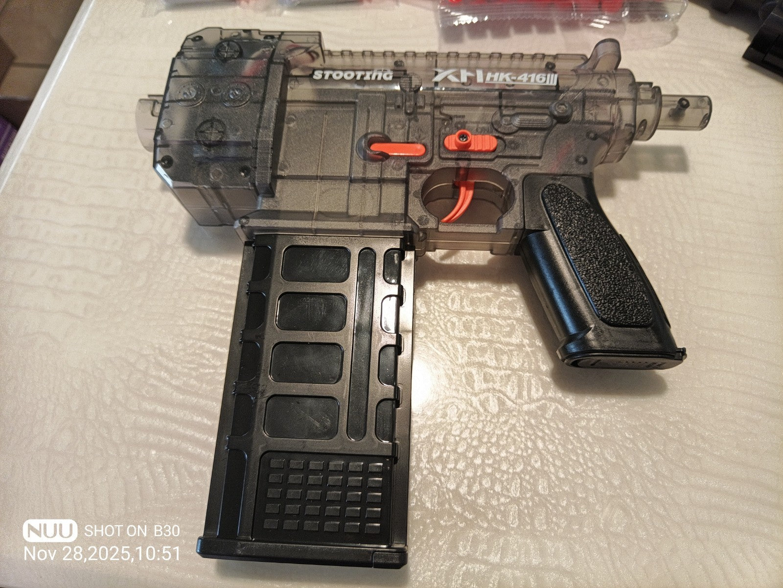 M416 Electric Soft Bullet Gun Toy – Continuous Firing Auto Blaster! 114 Pieces 1