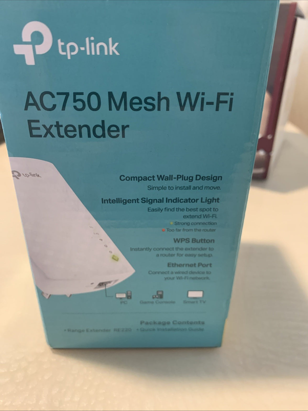 New TP-Link Mesh Wi-Fi Extender AC750 Dual Band RE2203