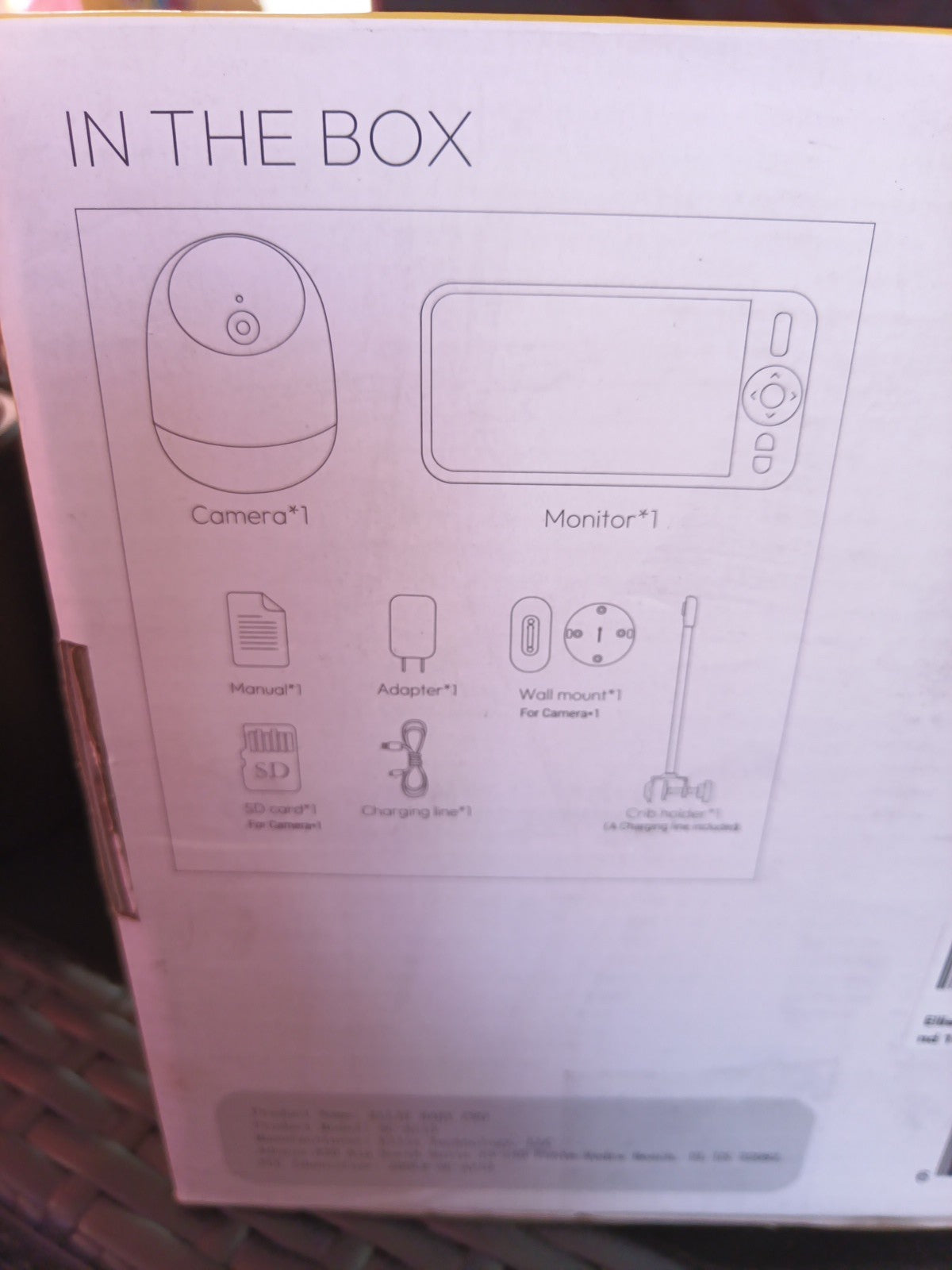 Ellie Baby Pro Yellow Non-Wifi AI Smart Baby Monitor With Wide Angle Viewing4