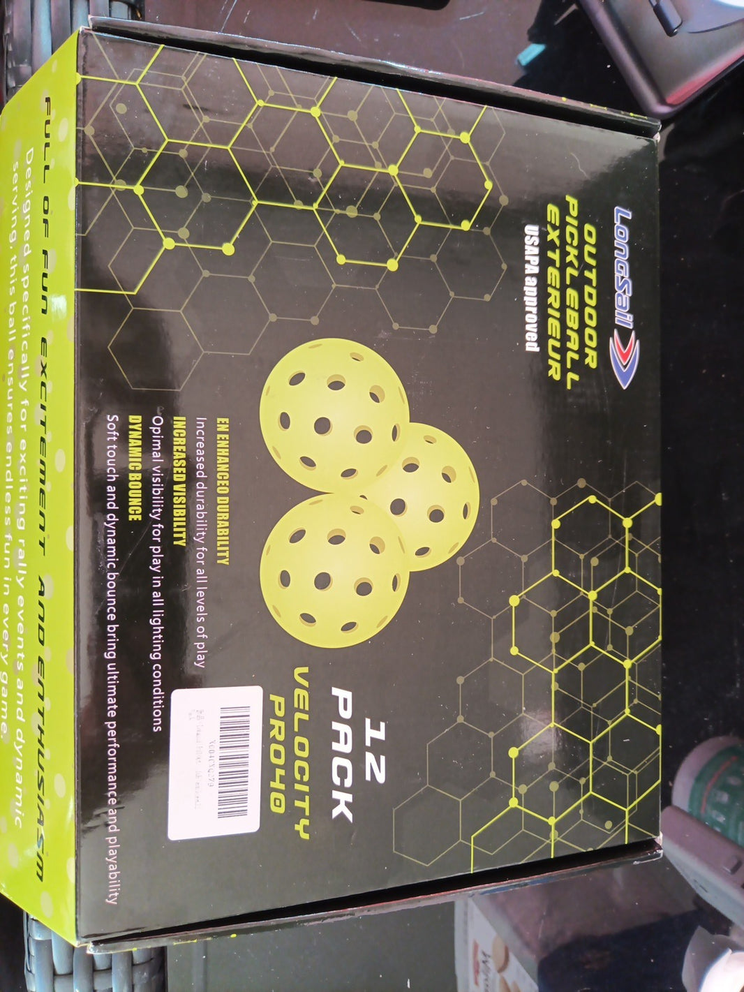 P40 Outdoor Pickleballs Non-Friable & Non-Deformable (12 Pack)0