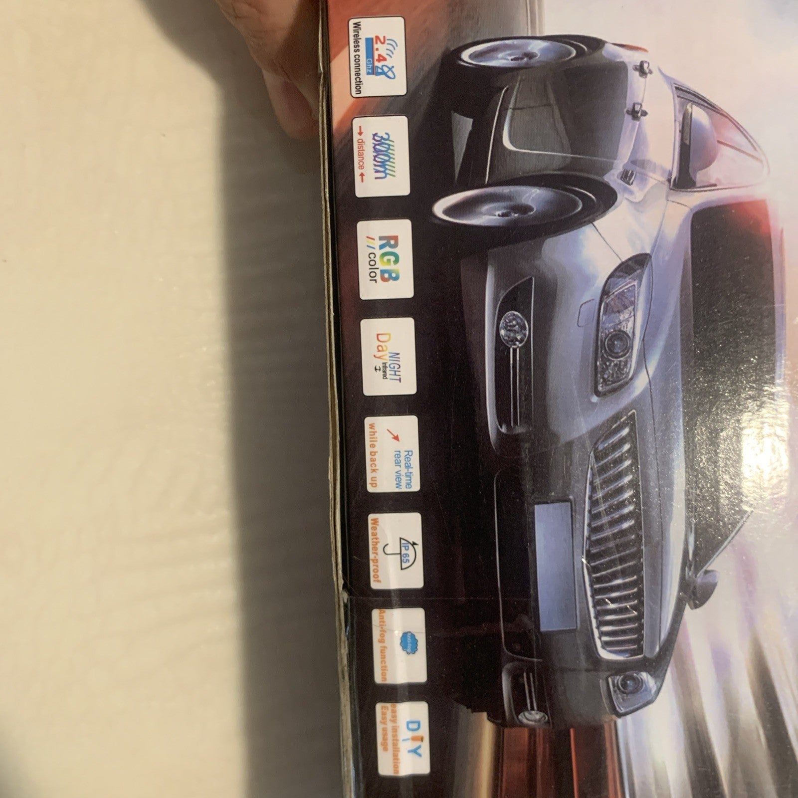 wieless rear view camera license plate, Easy Installation3