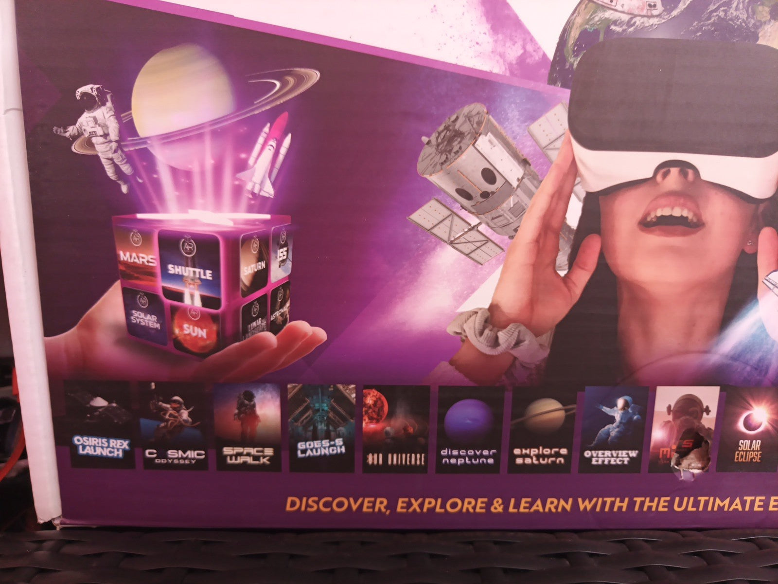 Let's Explore VR Headset Space Edition for Kids - STEM Gift Box Brand1
