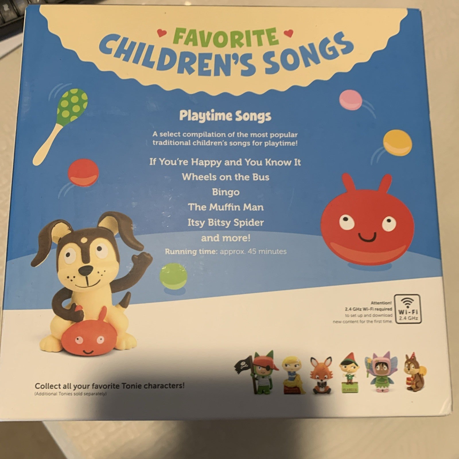 Tonies Toniebox Playtime & Storytime Songs - Puppy (10000764) - Gray New7