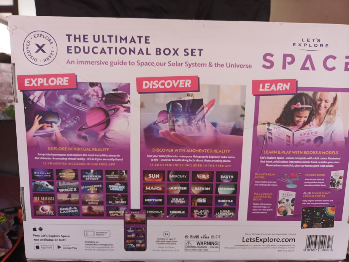 Let's Explore VR Headset Space Edition for Kids - STEM Gift Box Brand4
