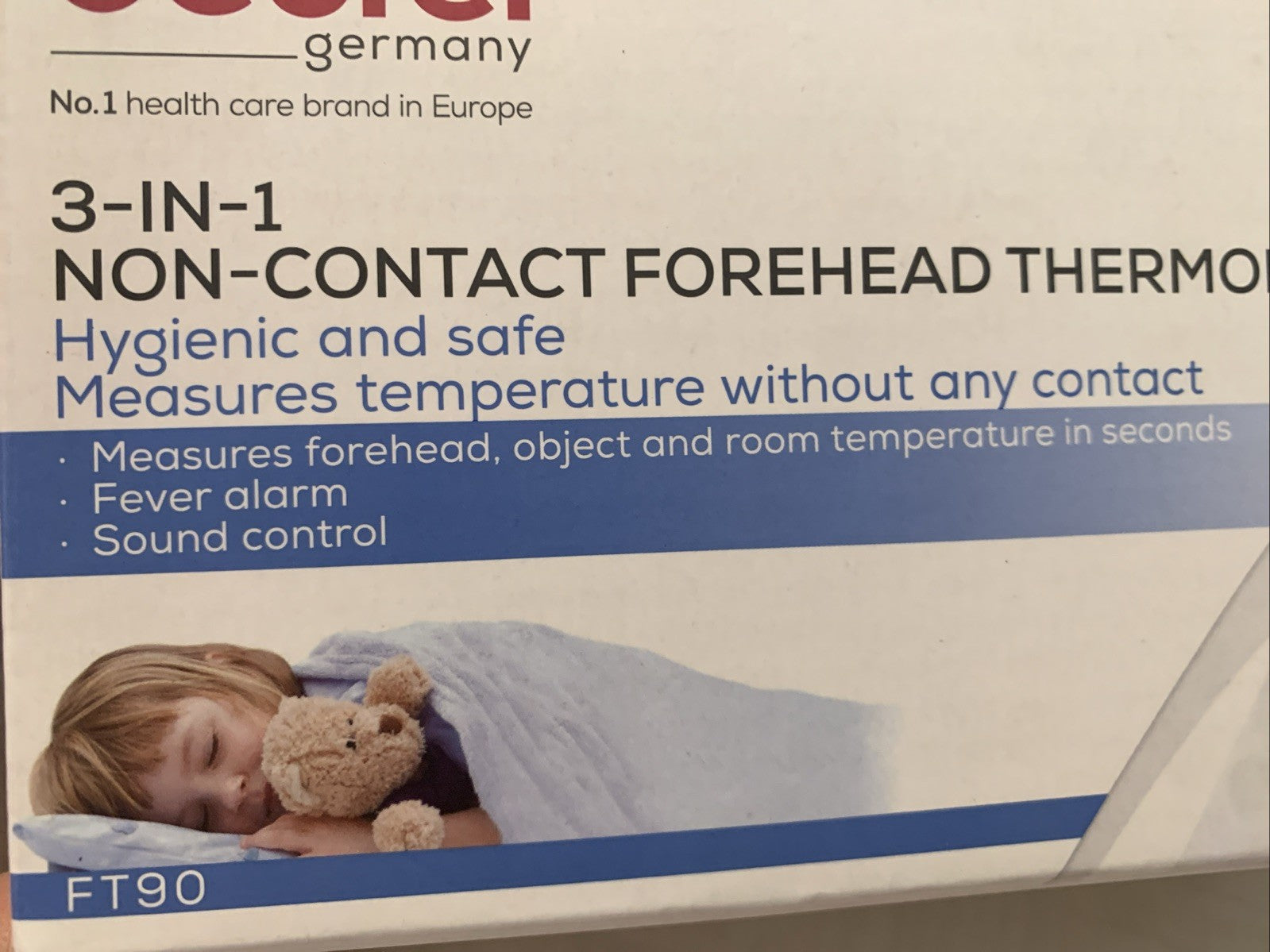 Beurer Bluetooth Non-Contact Thermometer, Forehead, Object, Room Temperature,...1