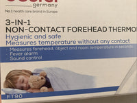 Beurer Bluetooth Non-Contact Thermometer, Forehead, Object, Room Temperature,...1