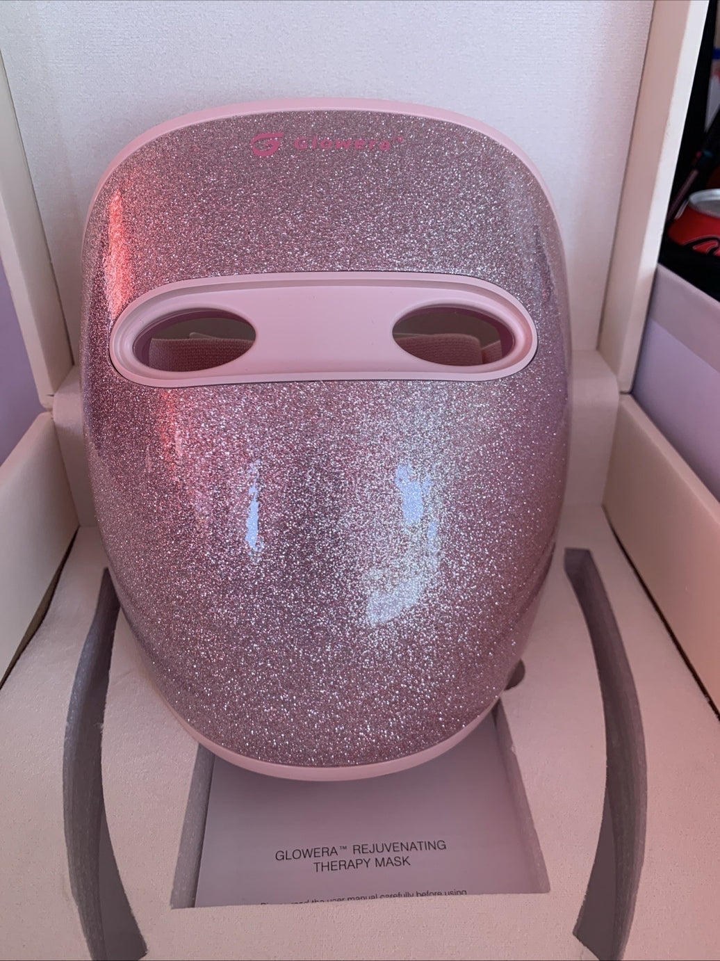 Glowera 4-in-1 LED light therapy face mask. On Sale Save $$$$$ TODAY0