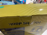 Swimming pool basketball hoop sat by hoop shark orange/blue NIB13