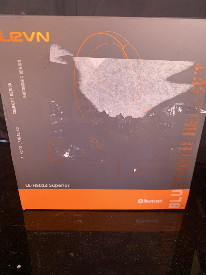 LEVN LE-HS013 Bluetooth Headset with MicrophoneNoise Canceling, Comfort Black0