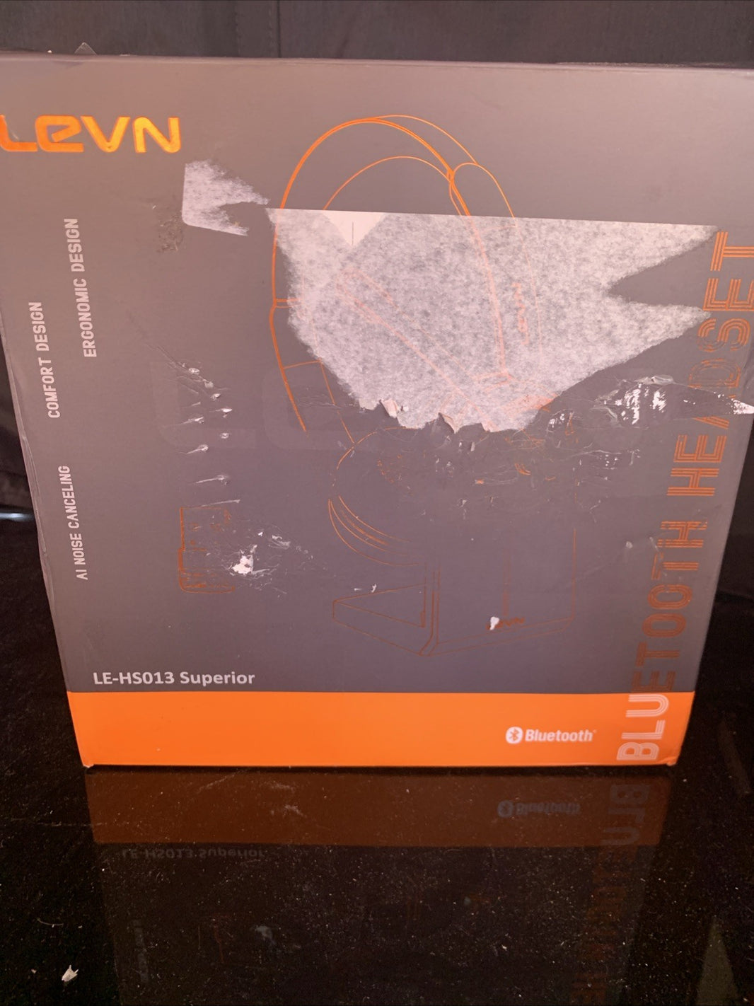 LEVN LE-HS013 Bluetooth Headset with MicrophoneNoise Canceling, Comfort Black0