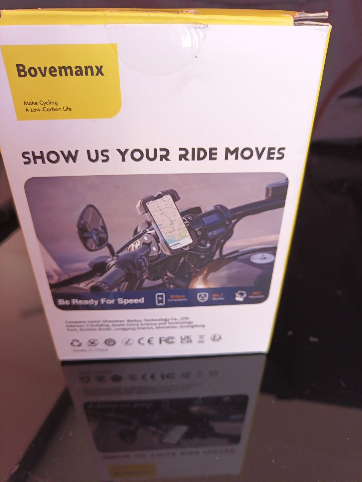 Bovemanx Motorcycle Phone Mount2