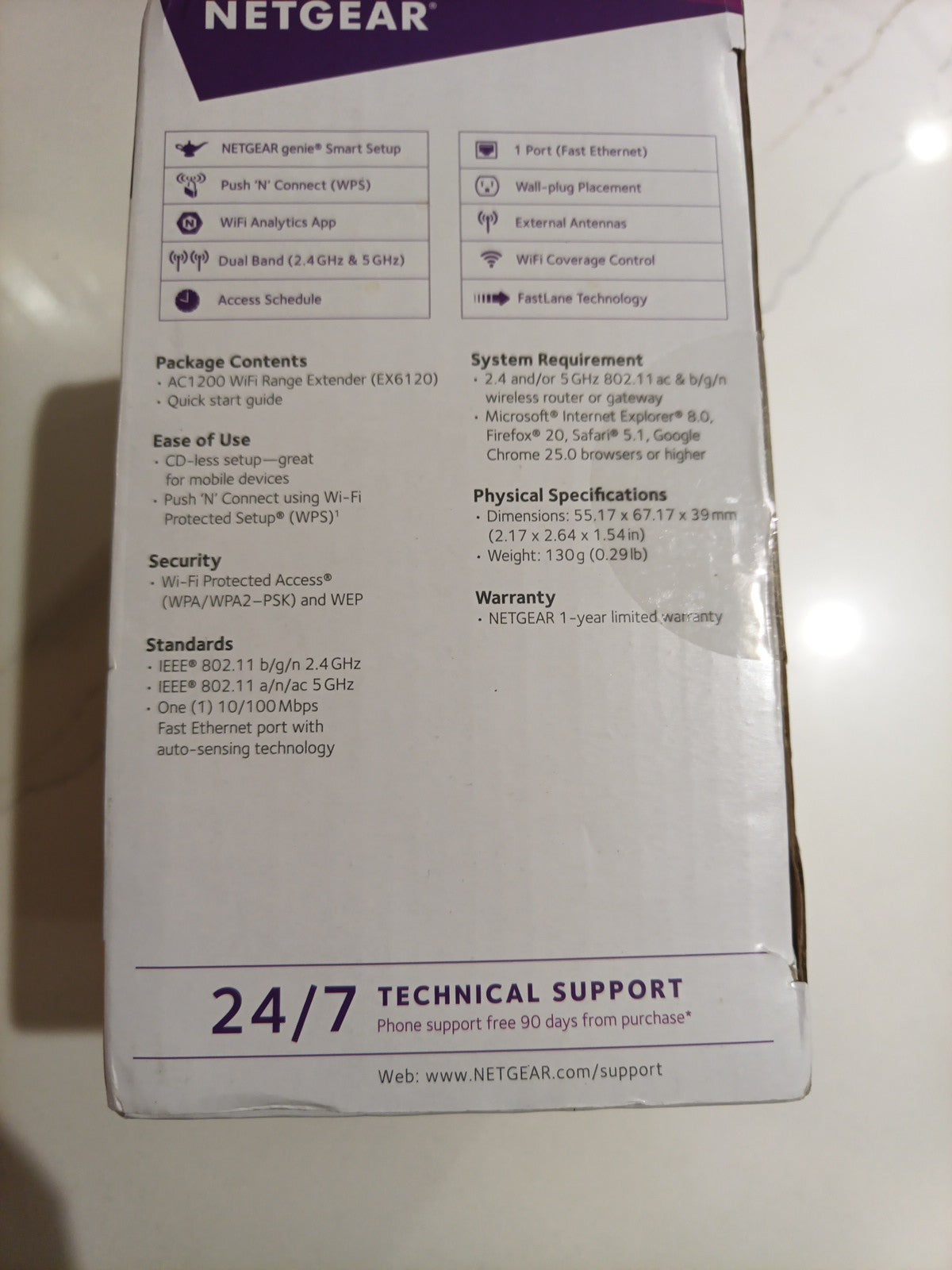 NETGEAR EX6120100NAS Wi-Fi Range Extender1