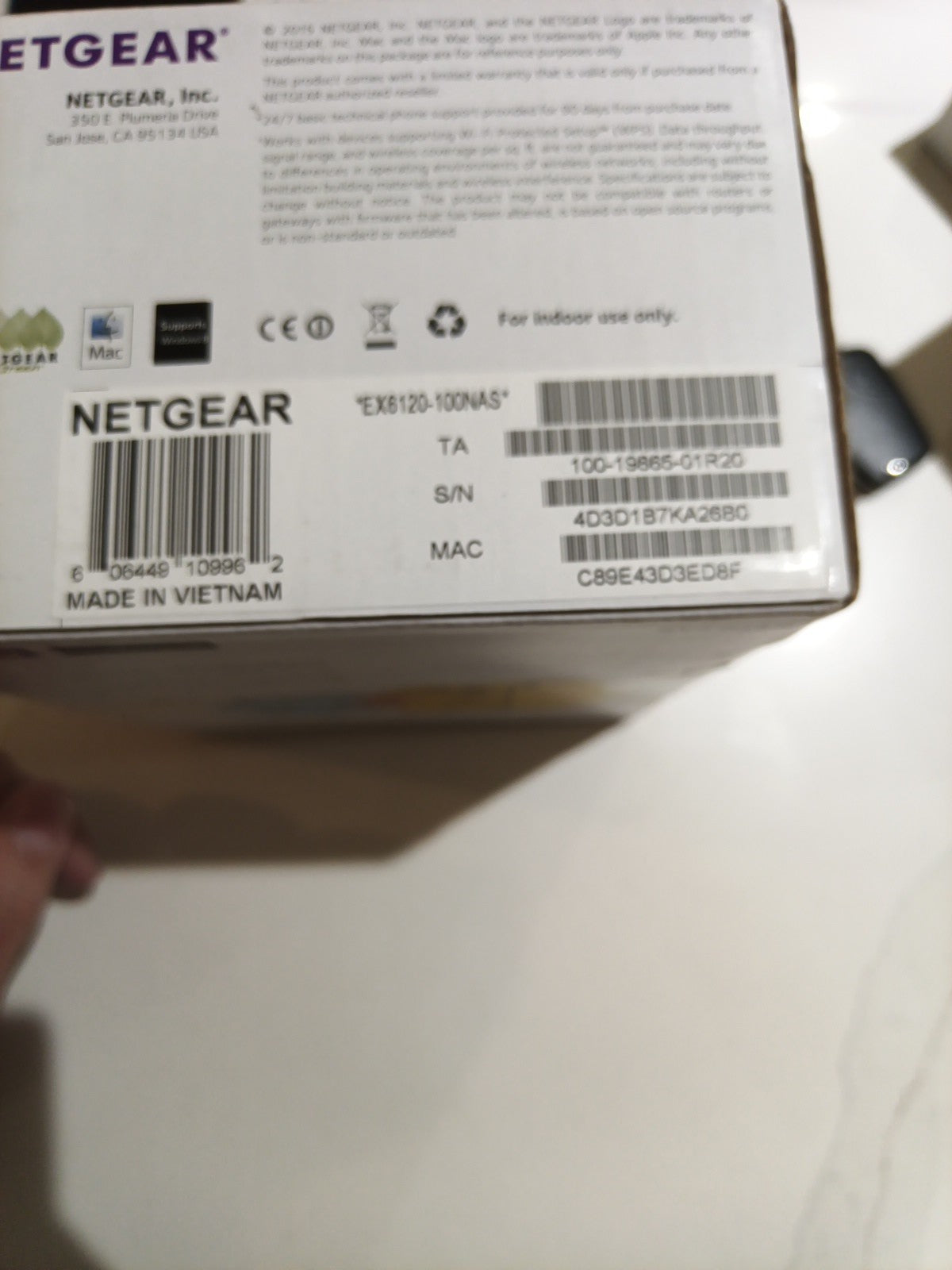 NETGEAR EX6120100NAS Wi-Fi Range Extender5