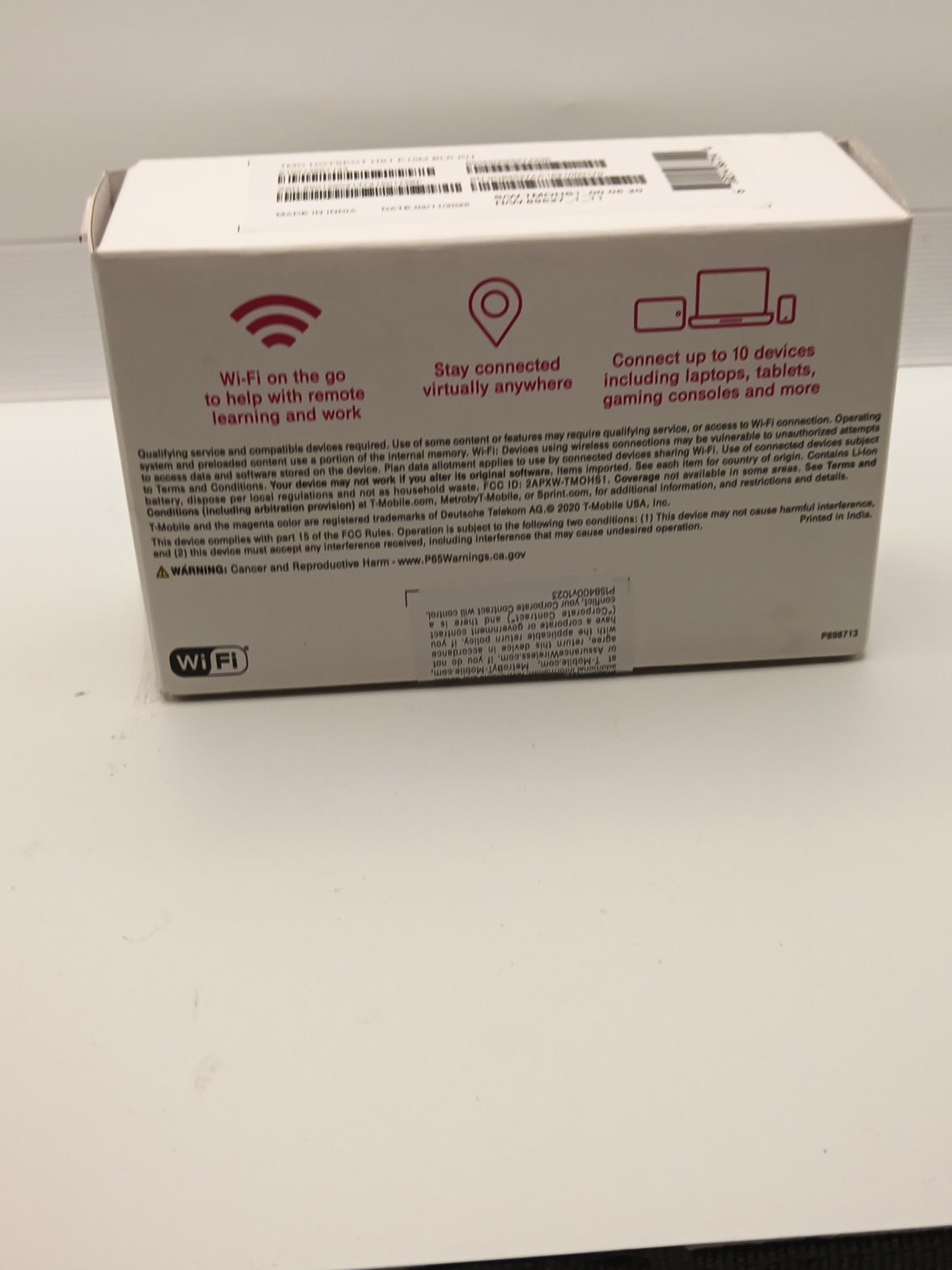 T-Mobile TMOHS1 4G LTE Portable Hotspot Connect 10 Devices 3000mAh New 1