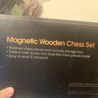 Chess Armory Magnetic 15 Inch Wooden Chess Set with Maple and Walnut board2