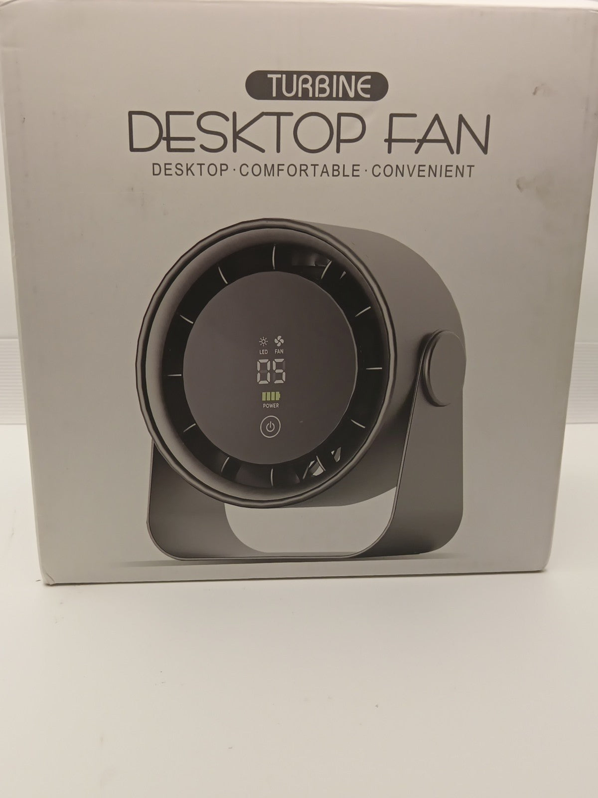 3600Mah Rechargeable Desktop Fan 100 Speed Angle Adjustable Portable Fan with To0