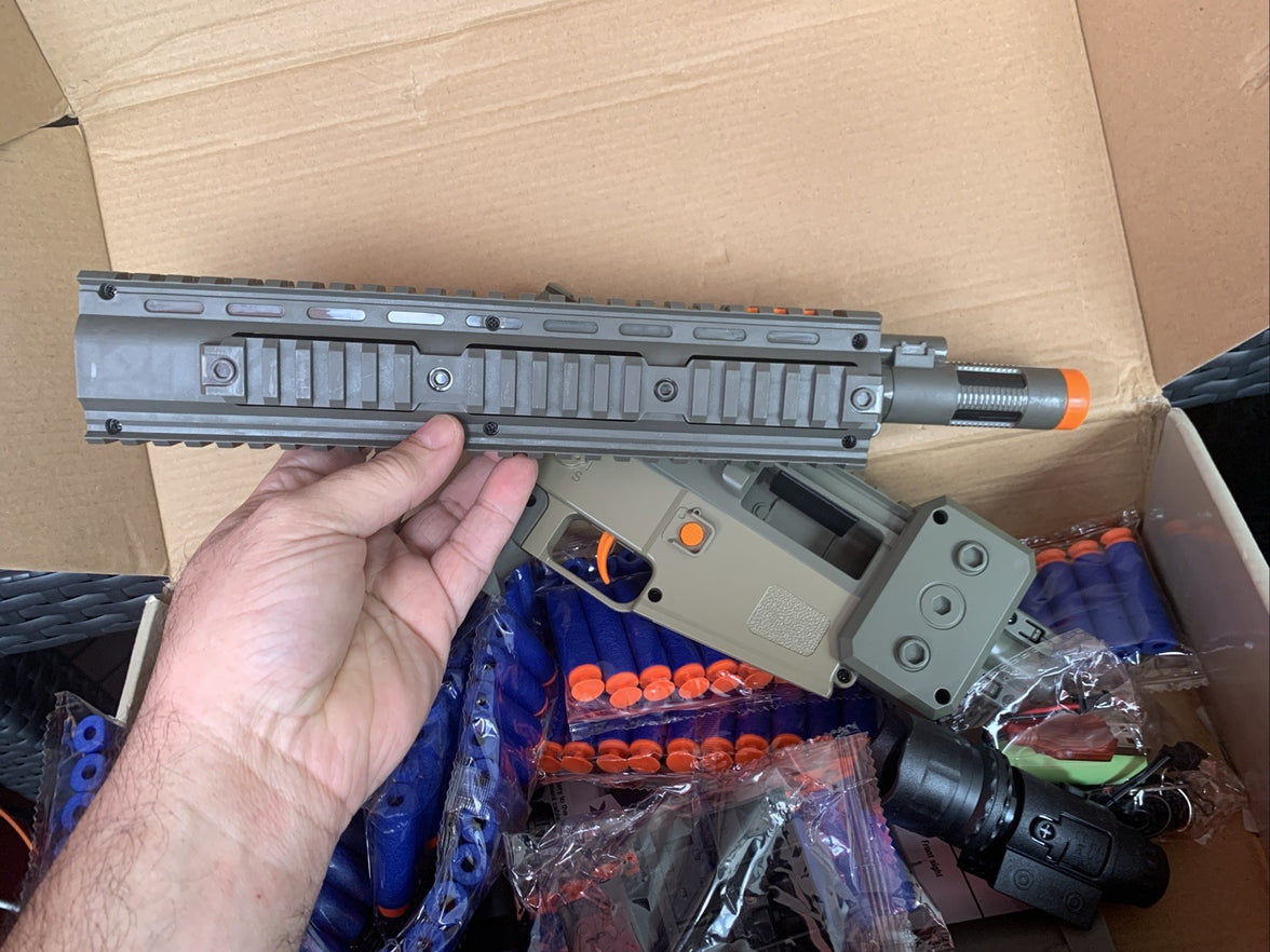 Toy Guns with Full Auto & Manual,M416 Foam Gun for Boys14