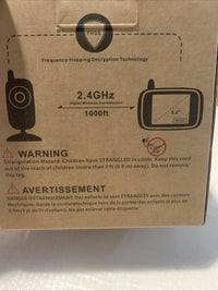 Hello Baby HB66PRO Baby Monitor 3.2" TFT  LCD 2.4GHz New2