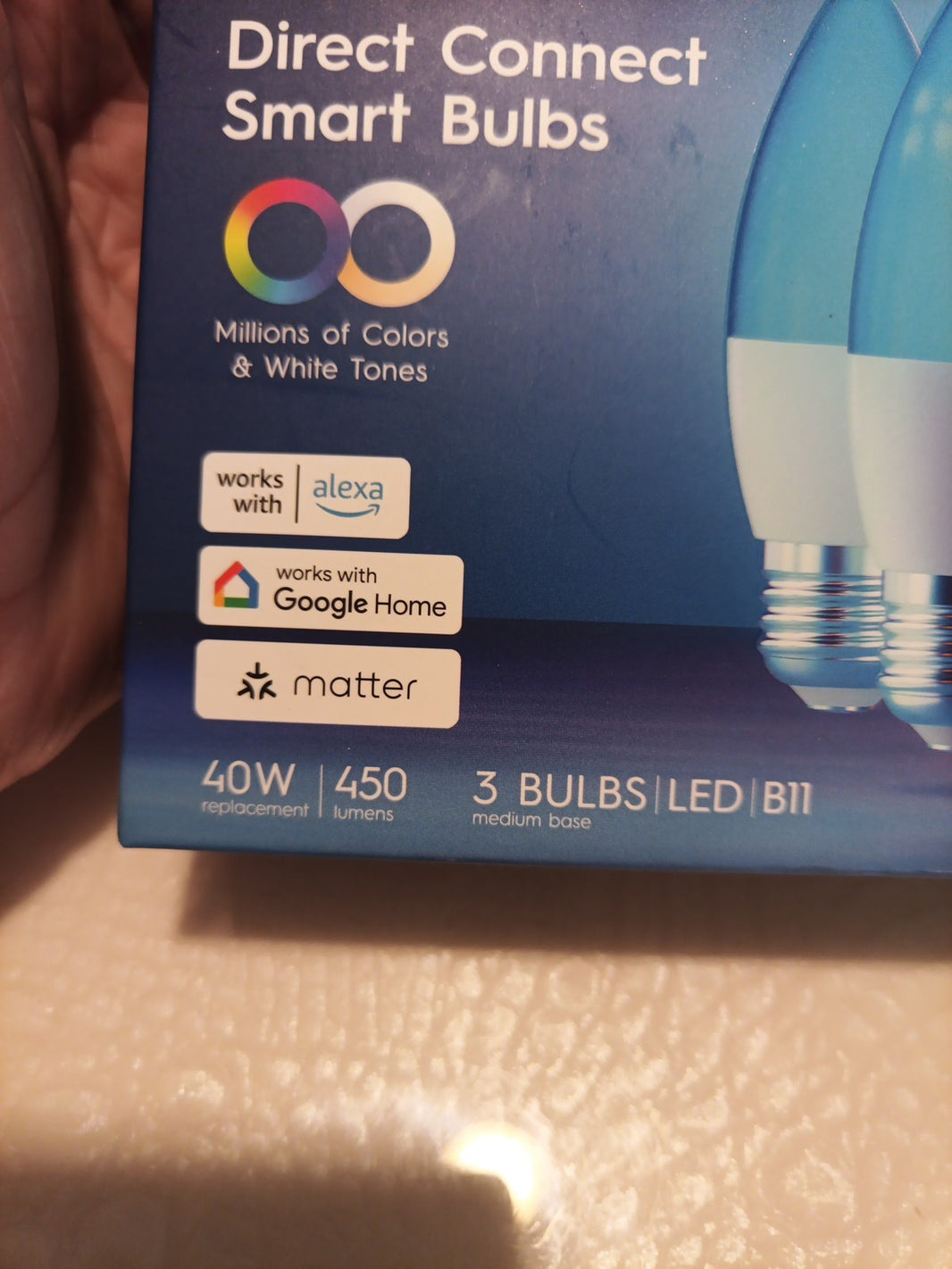 GE Cync Smart LED Light Bulbs Color Changing Decorative Light Bulbs Indoor Wi...1