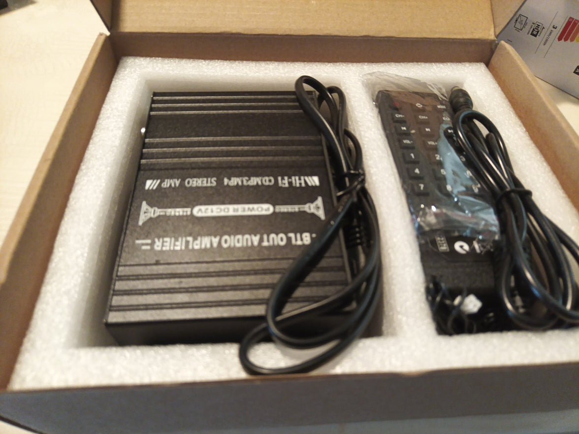 AK-380 USB SD BT.C FM AUX Audio Power Amplifier 400W+400W 2.0 CH HiFi Stereo ...6