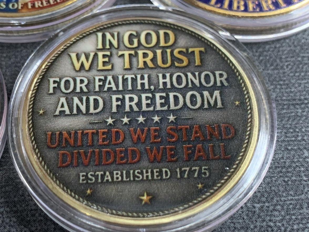 Set Of 6 Different America 250th Anniversary Commemorative Challenge Coin $ave!!8
