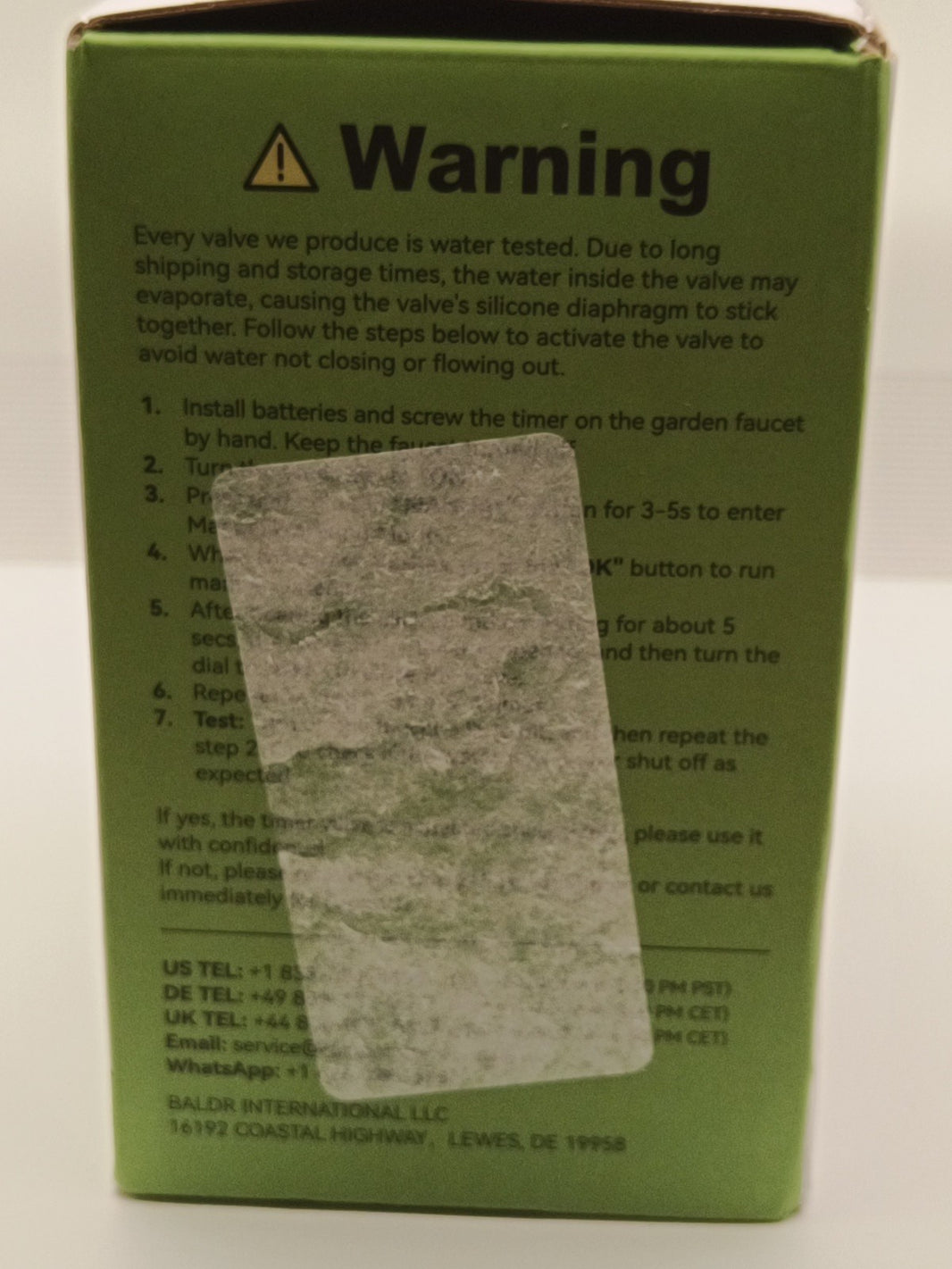Rainpoint 1-Zone Water Timer Model ITV105 Water Saving Outdoor 3/4" Hose Timer 1