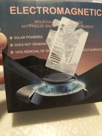 Portable Car Defogging & Ice Removal Instrument w/ Solar Energy Automatic Start1
