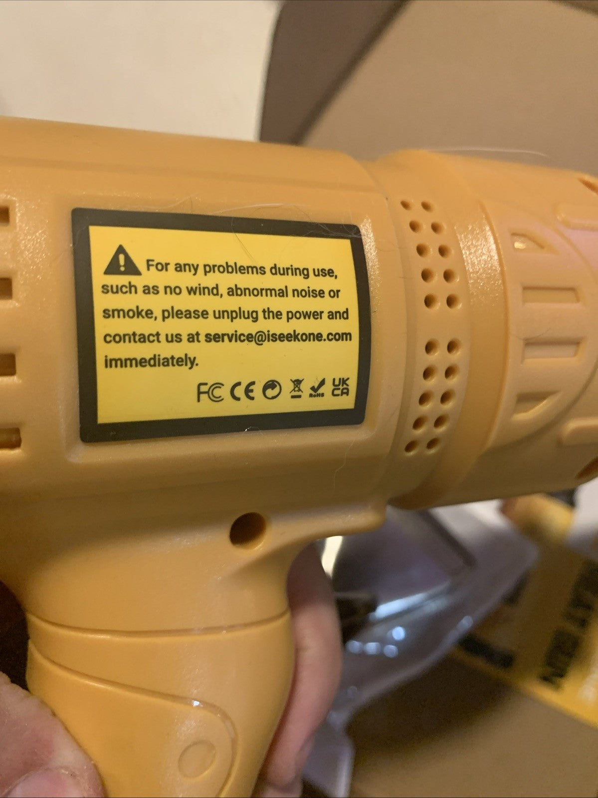 SEEKONE Heat Gun 1800W 122℉-1202℉9