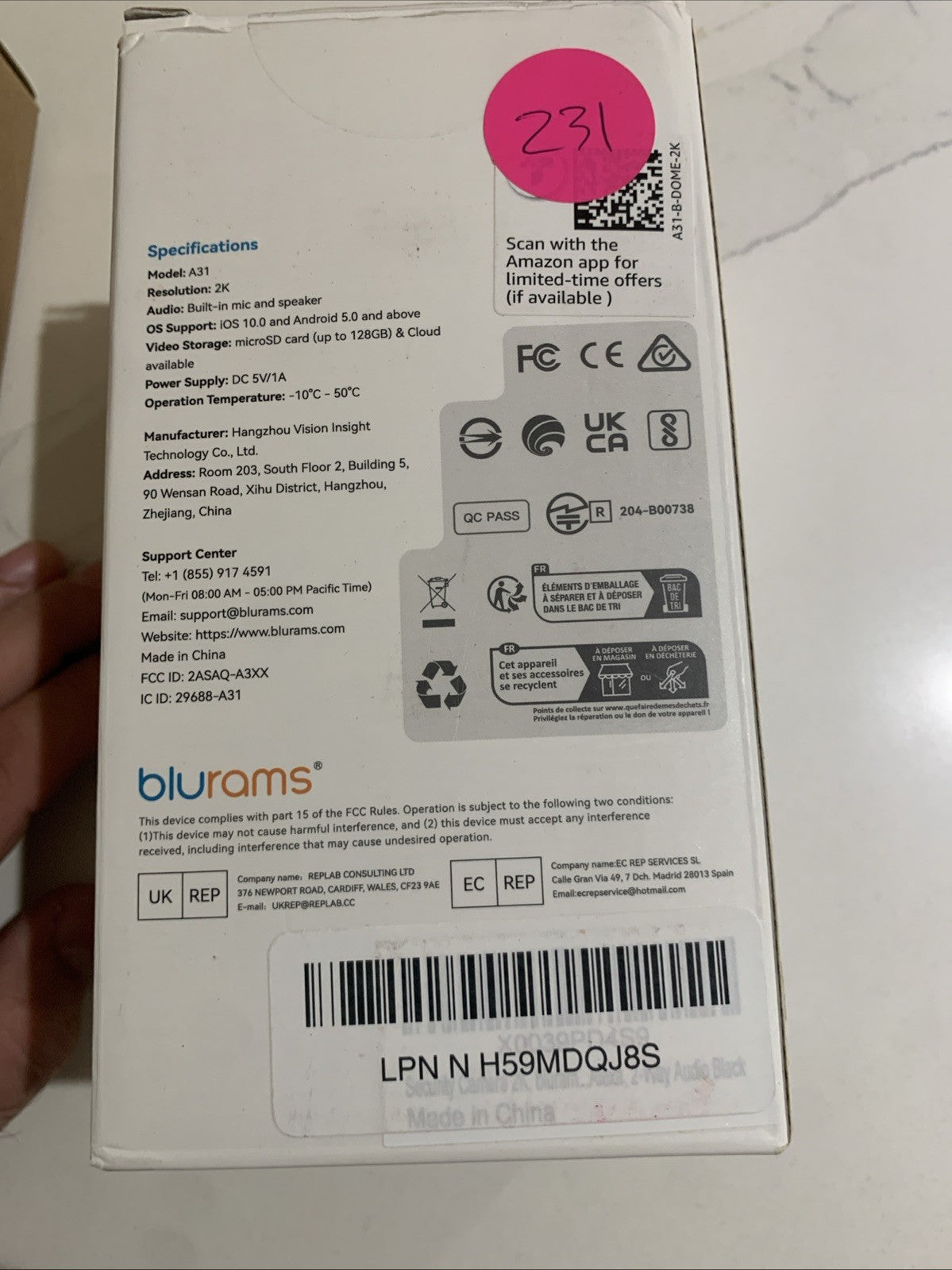 Blurams Dome Lite 2 Security Camera - Black4