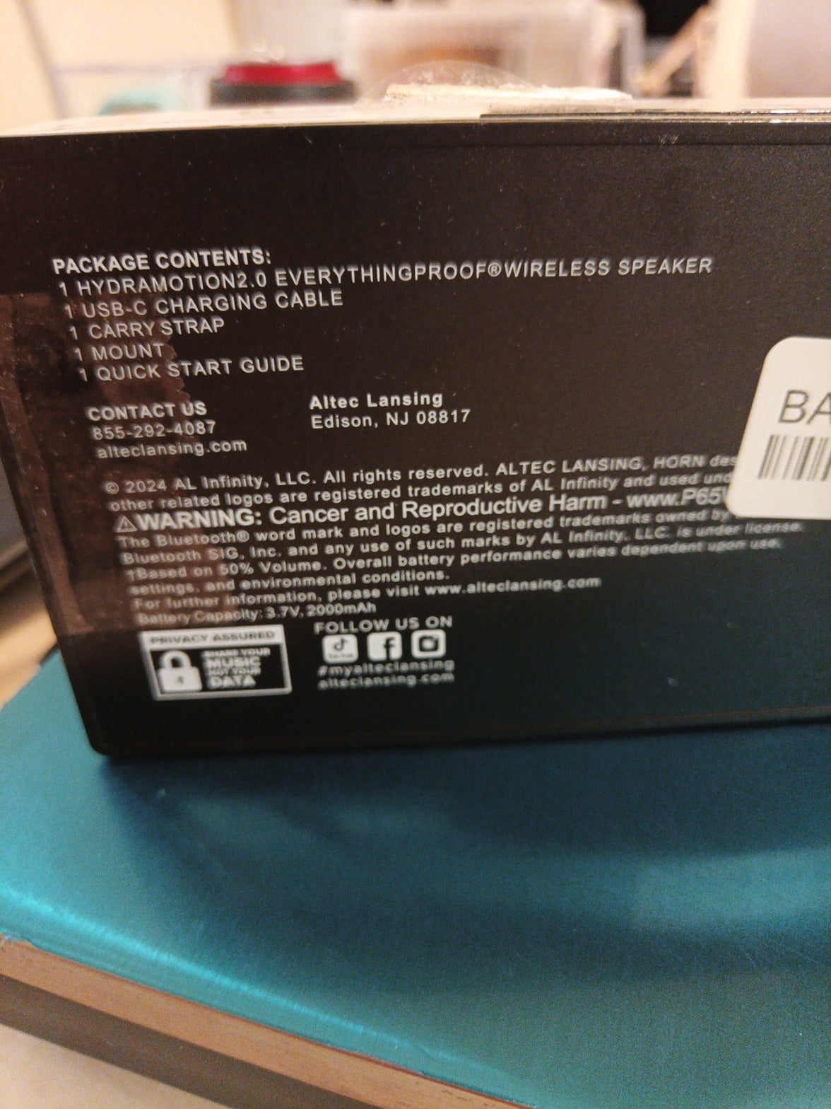 Altec Lansing Hydra Motion 2.0 Brand New Bluetooth Wireless Speaker3