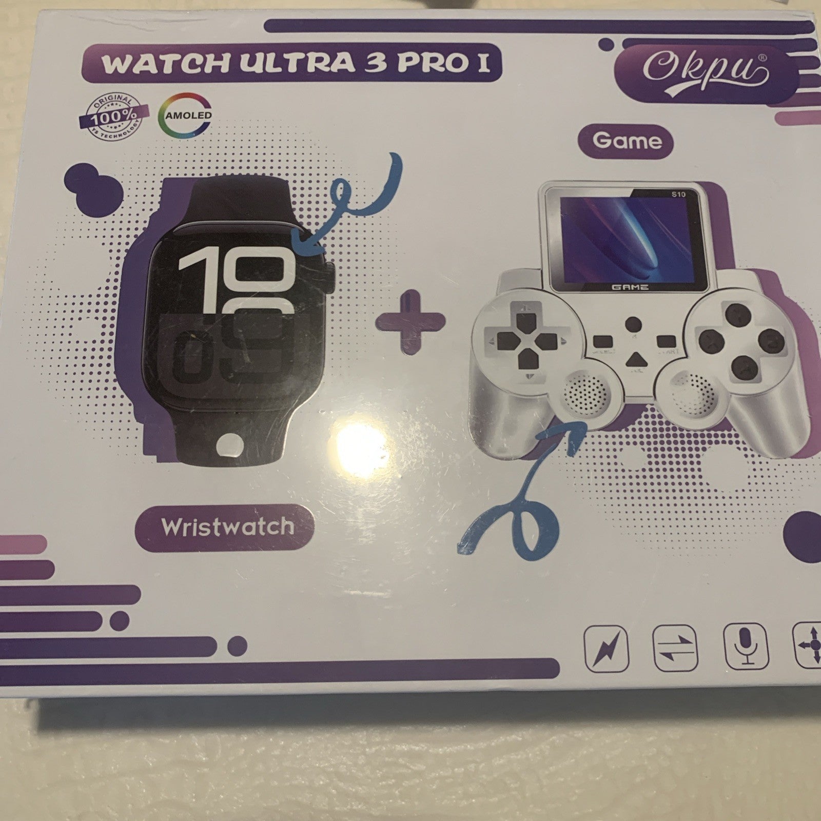 Amoled Hot-5 Watch & Game (520 Games)0