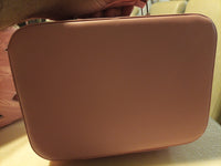Great Quility Labubu Makeup Case W/Mirror Pink3