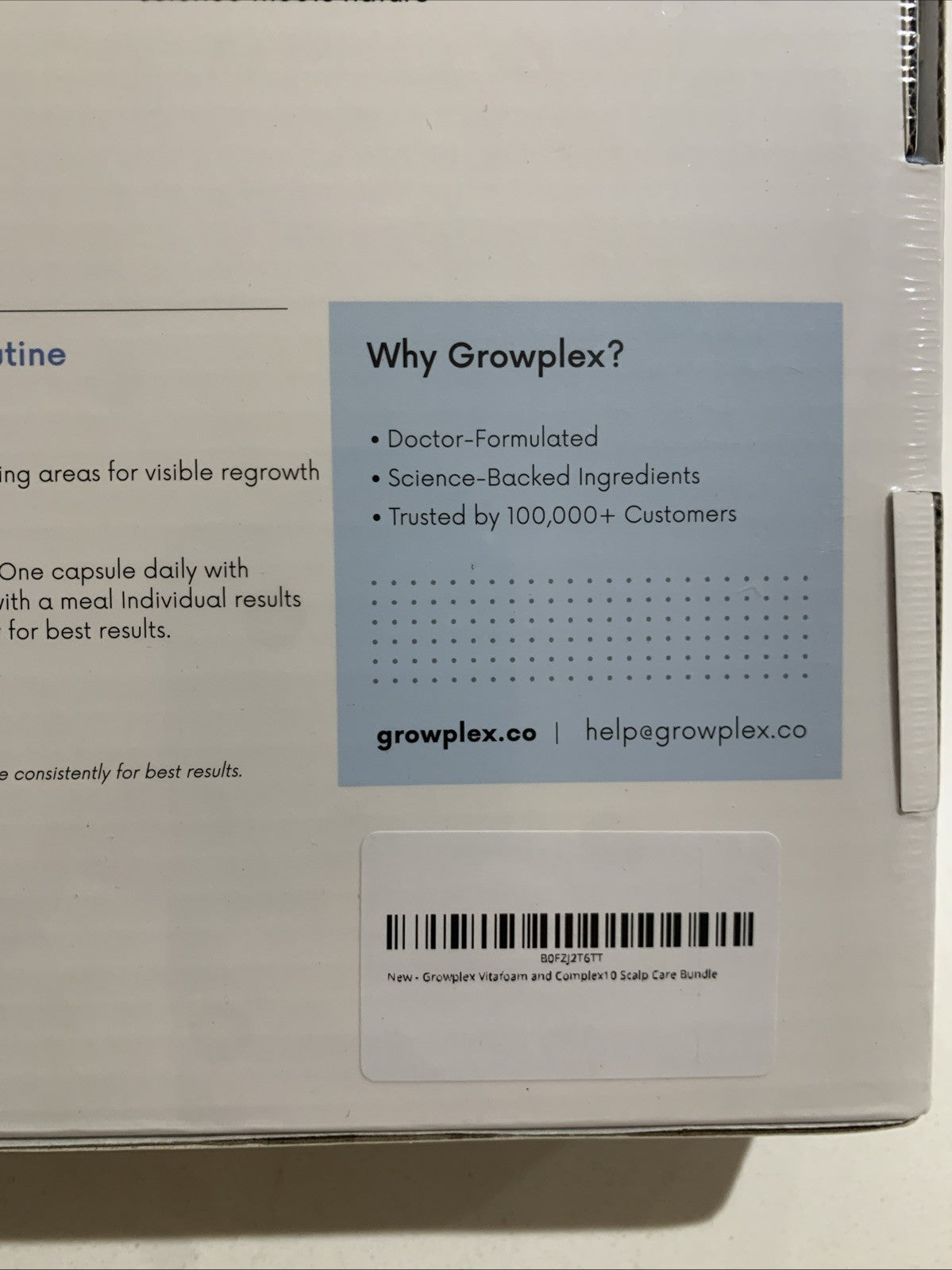 Growplex Hair Loss Prevention Kit New Sealed Package5