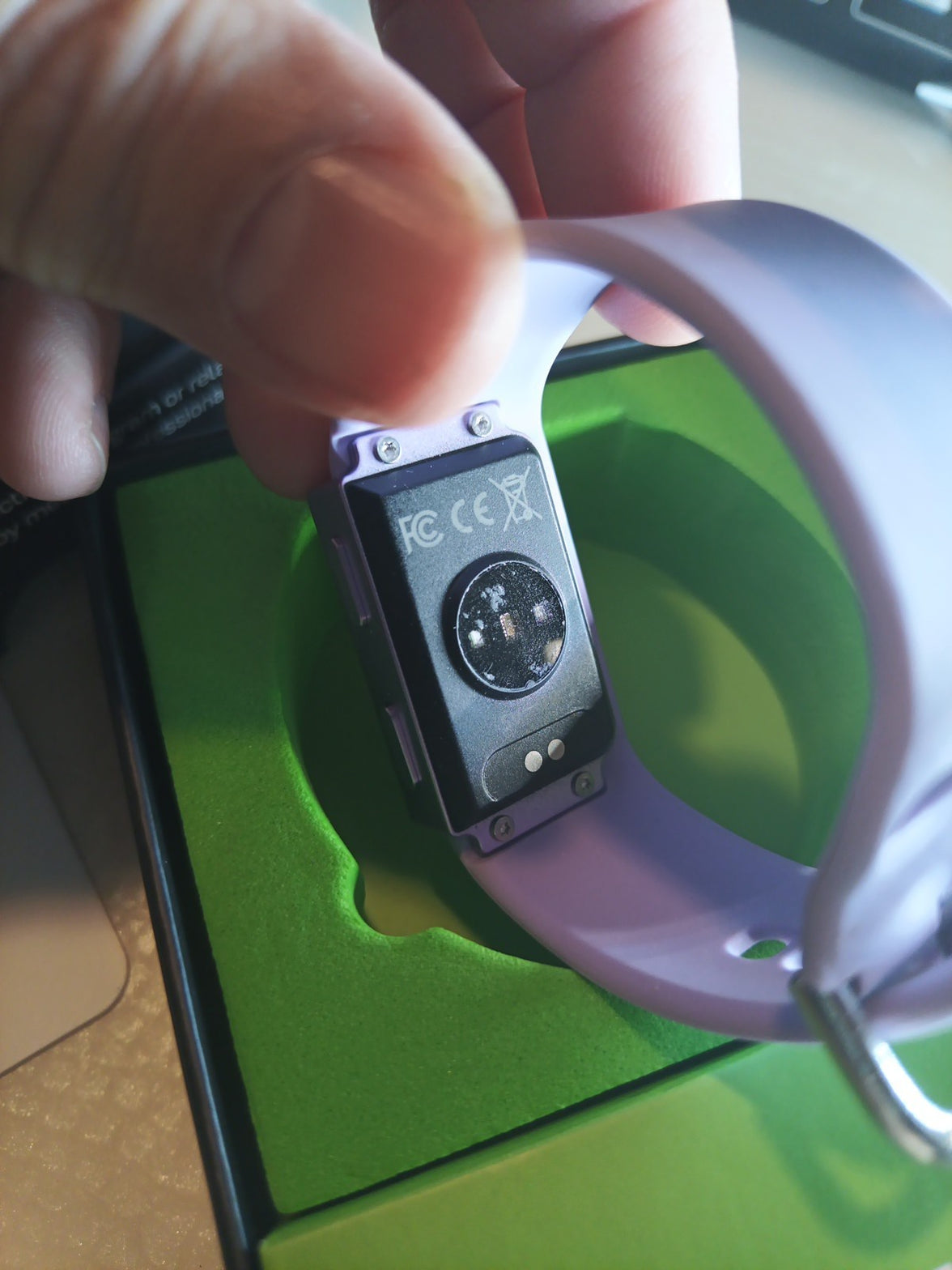 FITVII  Looki-mini  Fitness Tracker Slim AMOLED Fitness Watch 2025 Purple 6