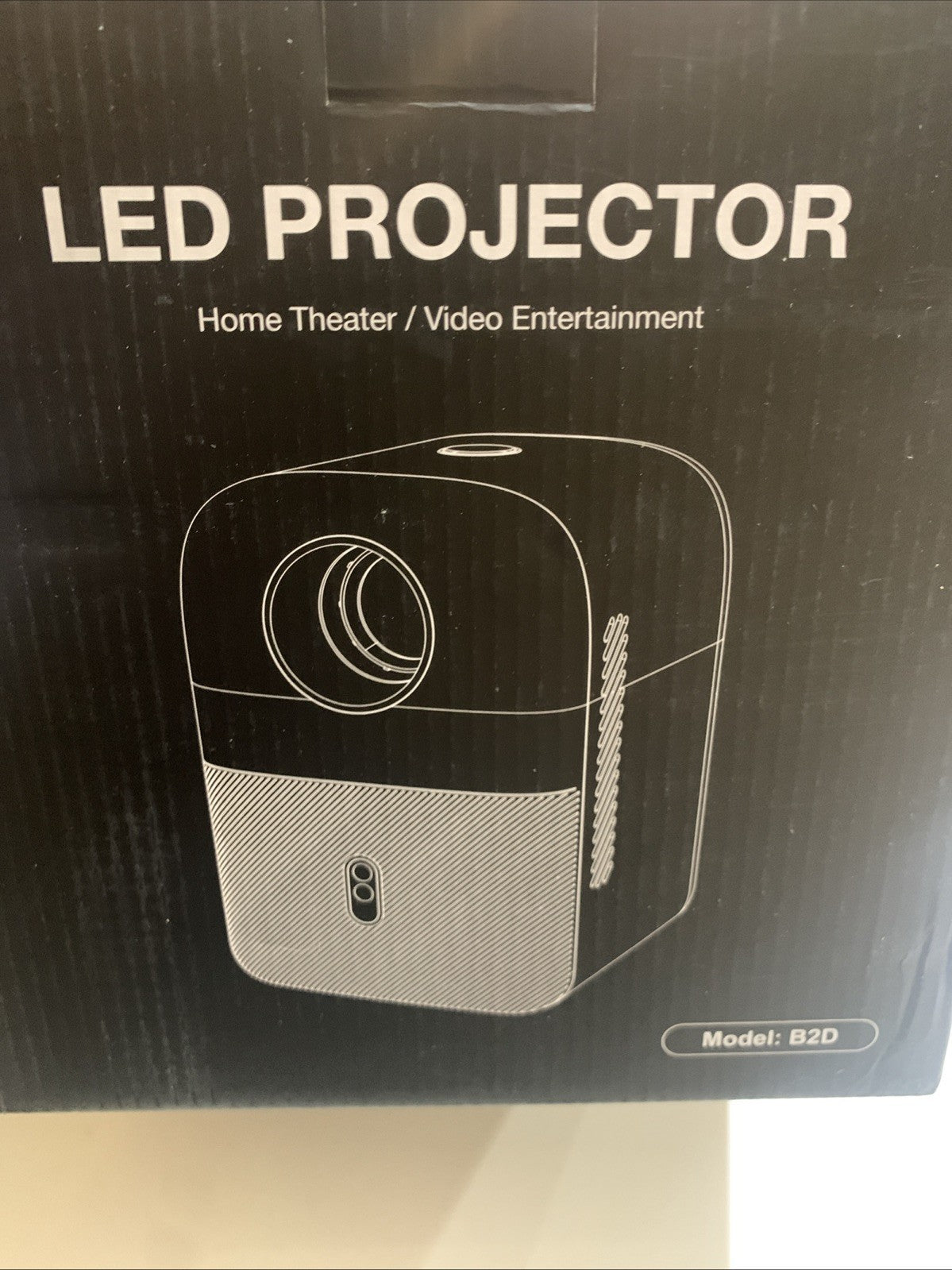 [Electric Focus] GROVIEW Mini Projector Bluetooth, Fully Sealed Por... Fast Ship0