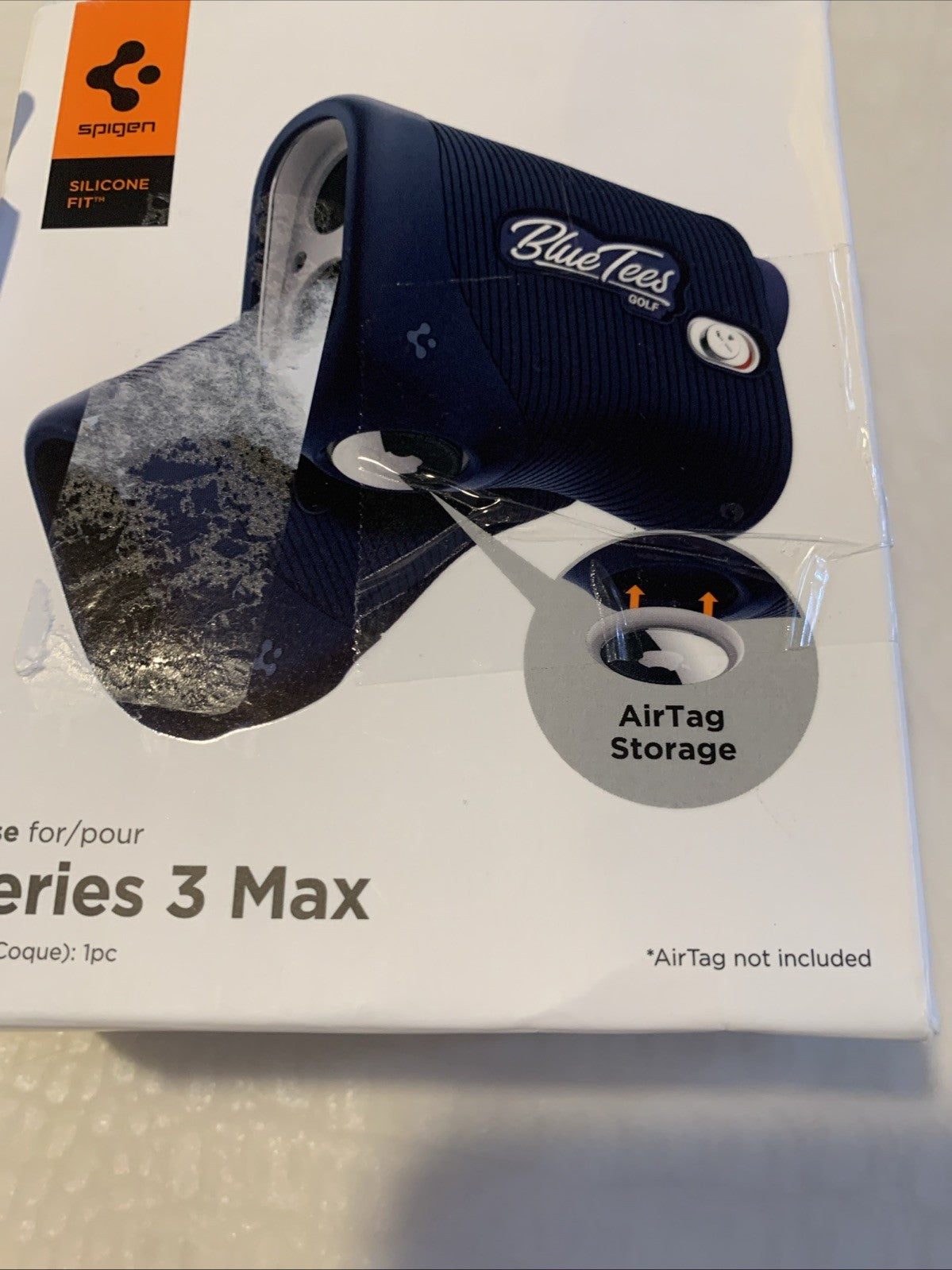 New Apple AirTag Tracker - With Golf Cart Case Blue Tees6