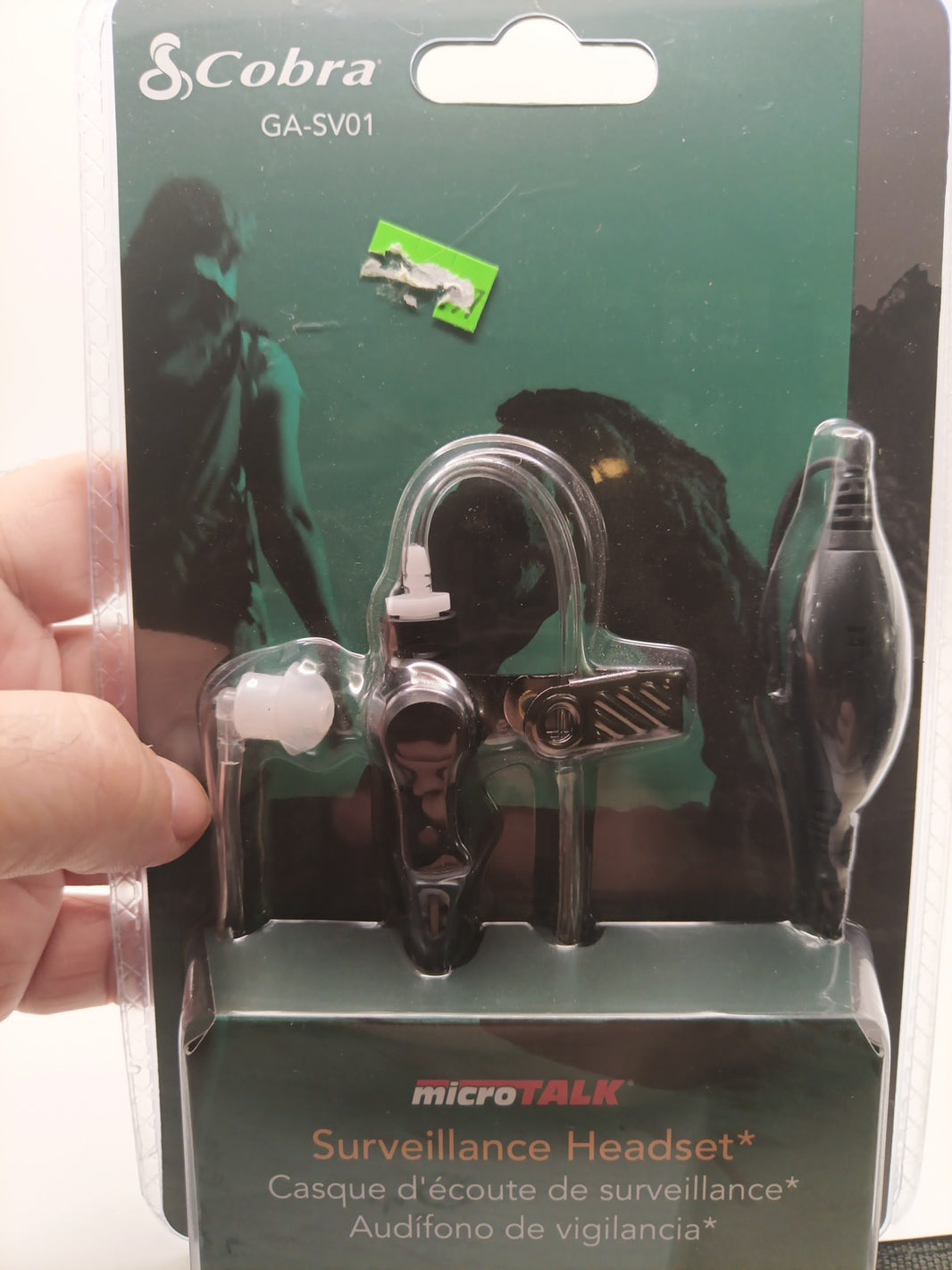 Cobra GA-SV01 Surveillance Headset Microphone MicroTalk0
