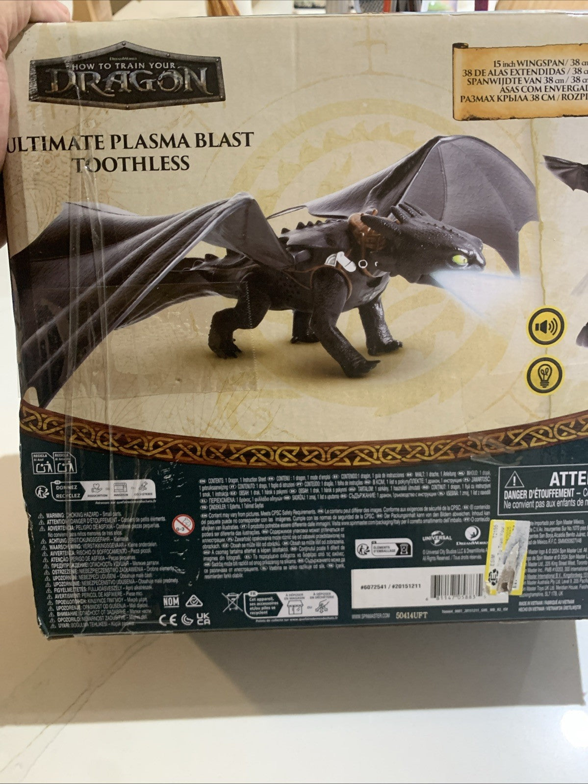 2025 How To Train Your Dragon Ultimate Plasma Blast Toothless Open Box11