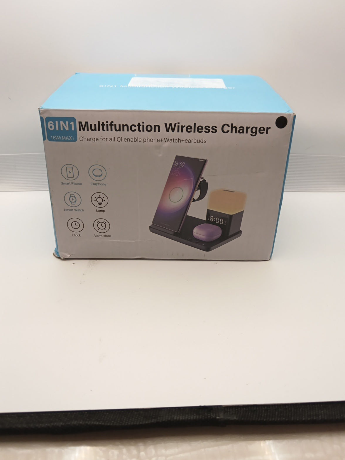 6-in-1 Multifunction Wireless Charger - For Phone , Watches and Earbuds 15w Max3