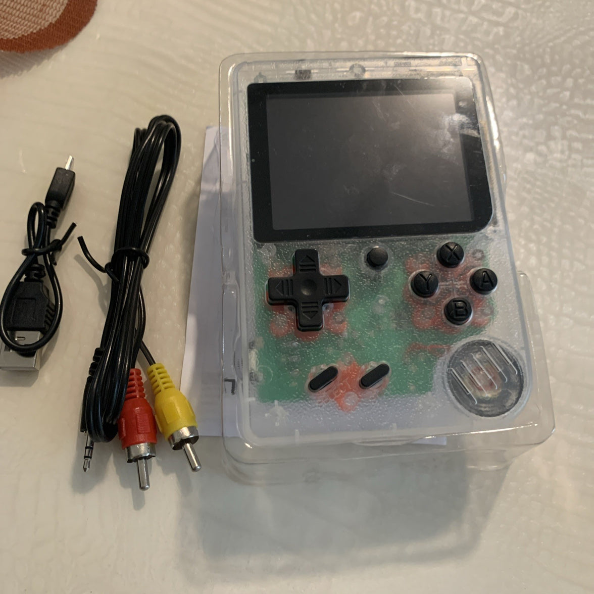Game Box Plus- Hand Held Game System, Rechargeable Battery, white, Brand New3