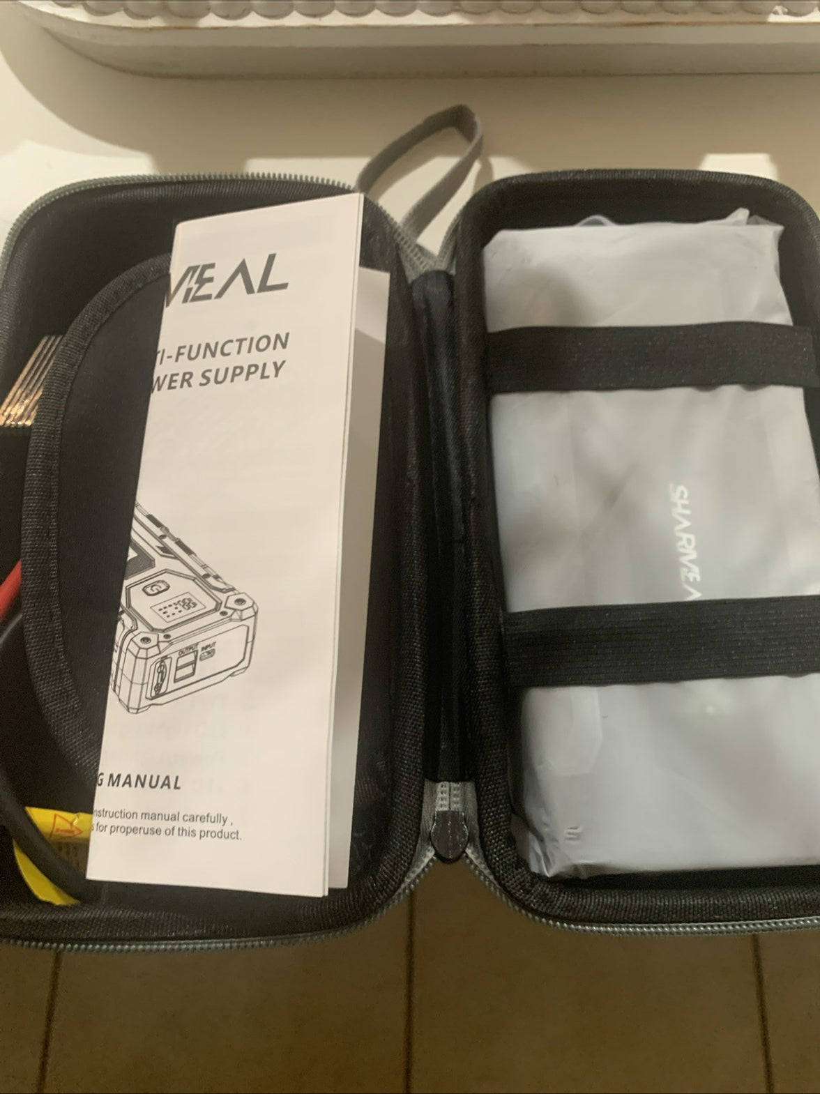 Sharmeal 3000A Car Jump Starter Battery Pack for 9.0L Gas Engines LED LIGHTS6