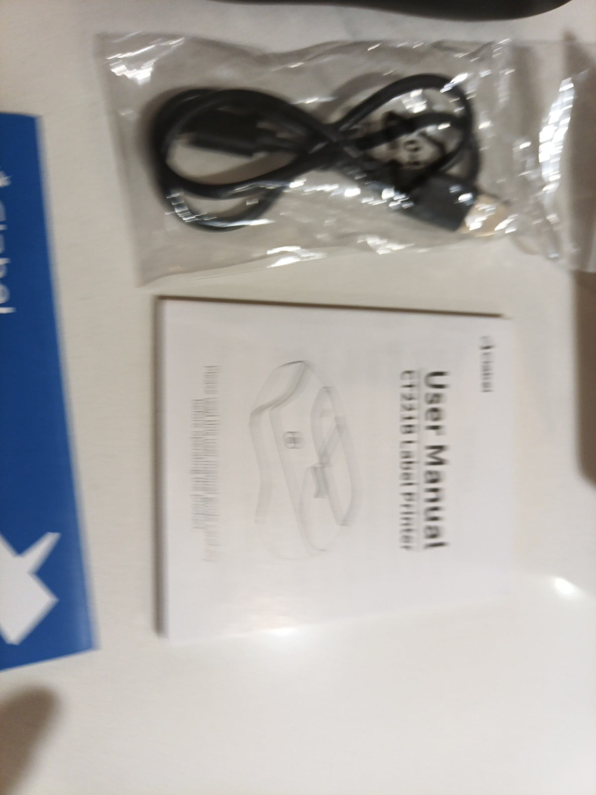 CLABEL Label Maker Machine with Tape: 221B Thermal Inkless Label Printer6