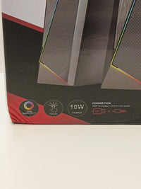 Redragon GS520 Anvil RGB LED Stereo Gaming Speakers, USB + 3.5mm1