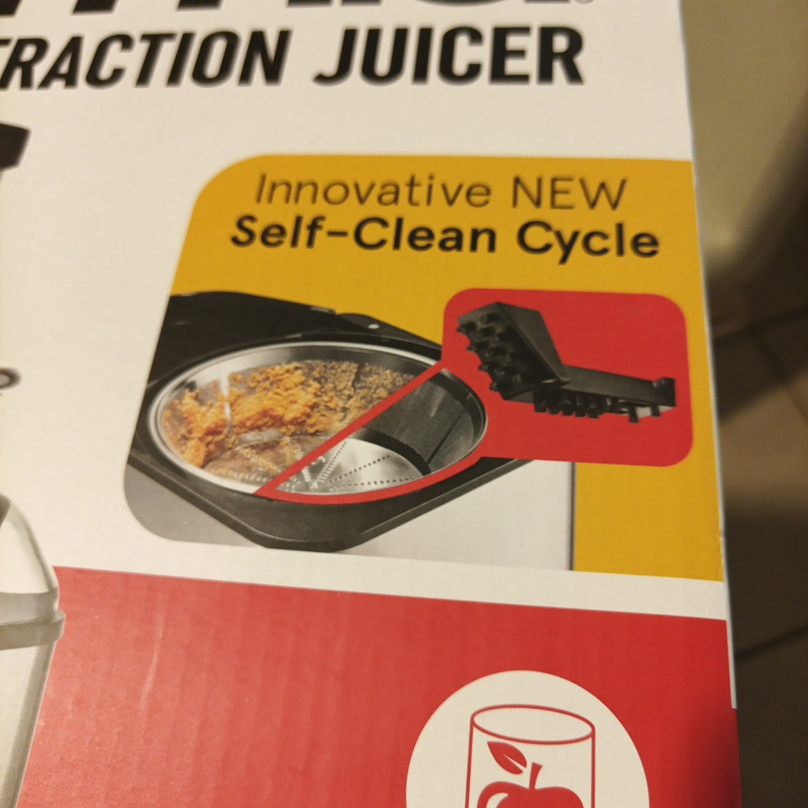 Gourmia Whole Fruit Extraction Juicer with Self Clean.4